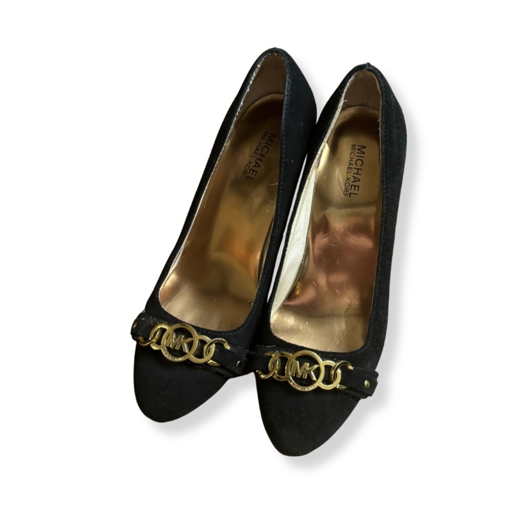 Michael Kors Black Platform Heels – Size 8.5M 👠